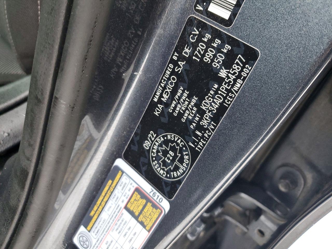 2023 KIA FORTE EX photo 13