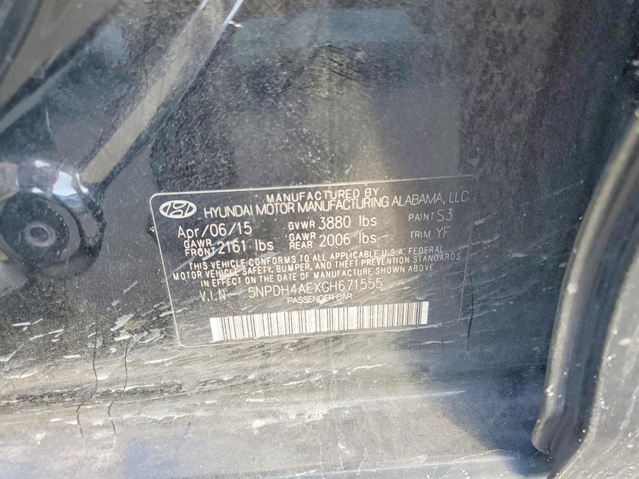 2016 HYUNDAI ELANTRA SE photo 12