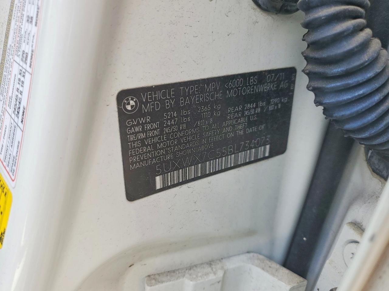 2011 BMW X3 XDRIVE35I photo 13