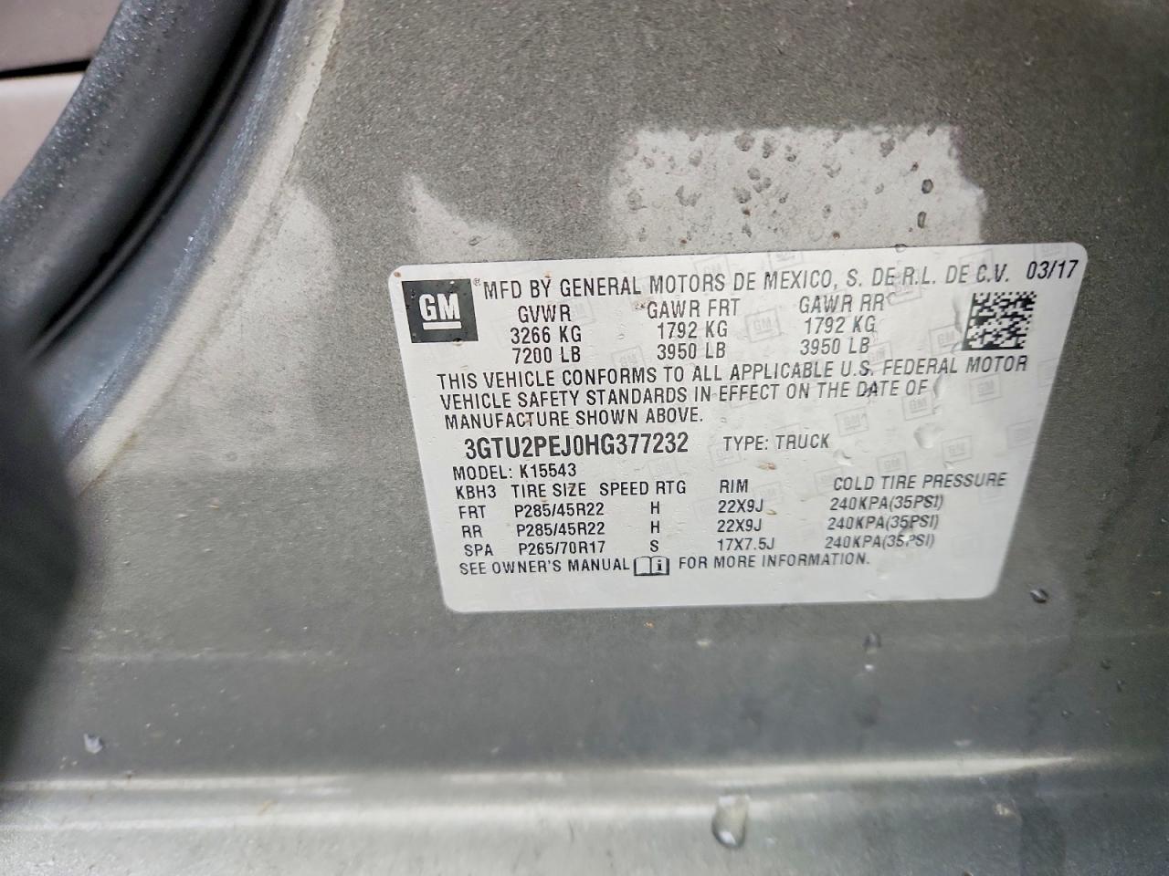 2017 GMC SIERRA K1500 DENALI photo 12