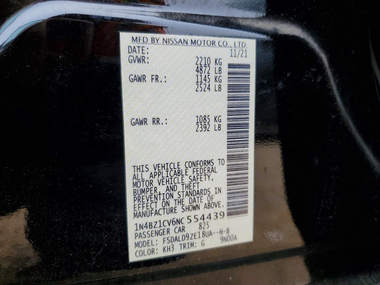 2022 NISSAN LEAF SV PLUS photo 12