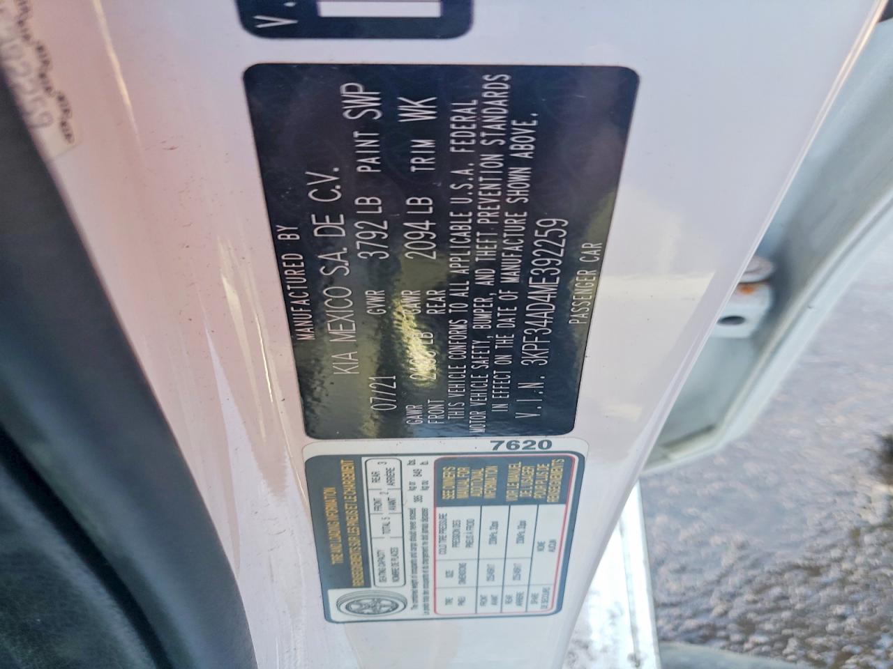 2021 KIA FORTE GT LINE photo 13