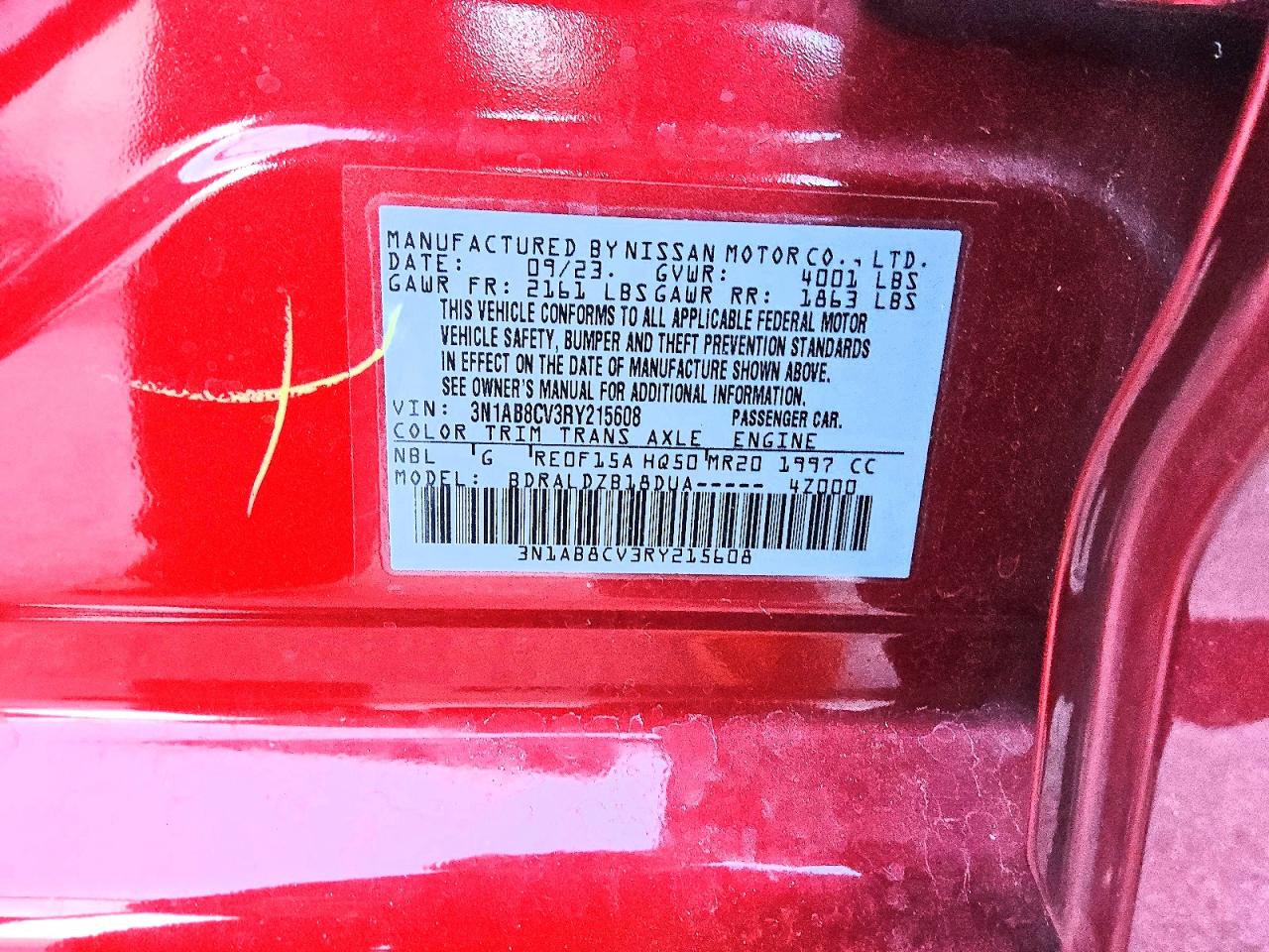 2024 NISSAN SENTRA SV photo 12