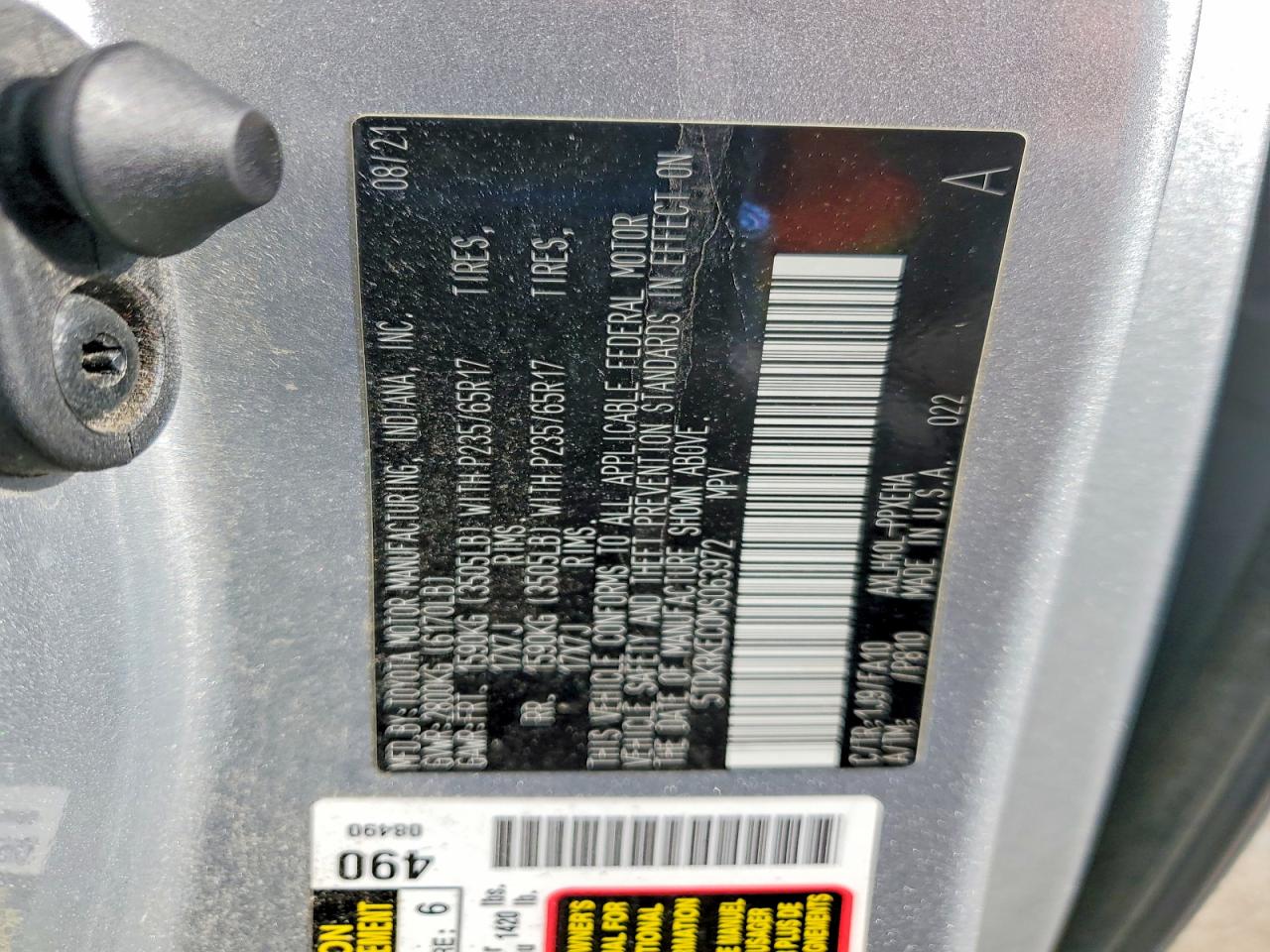 2021 TOYOTA SIENNA LE photo 13