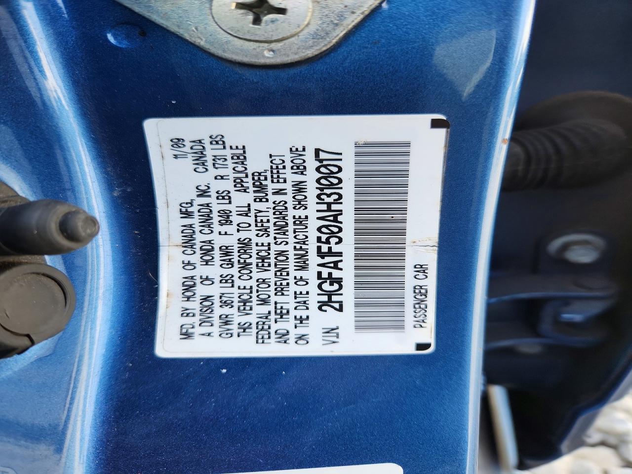 2010 HONDA CIVIC LX photo 12