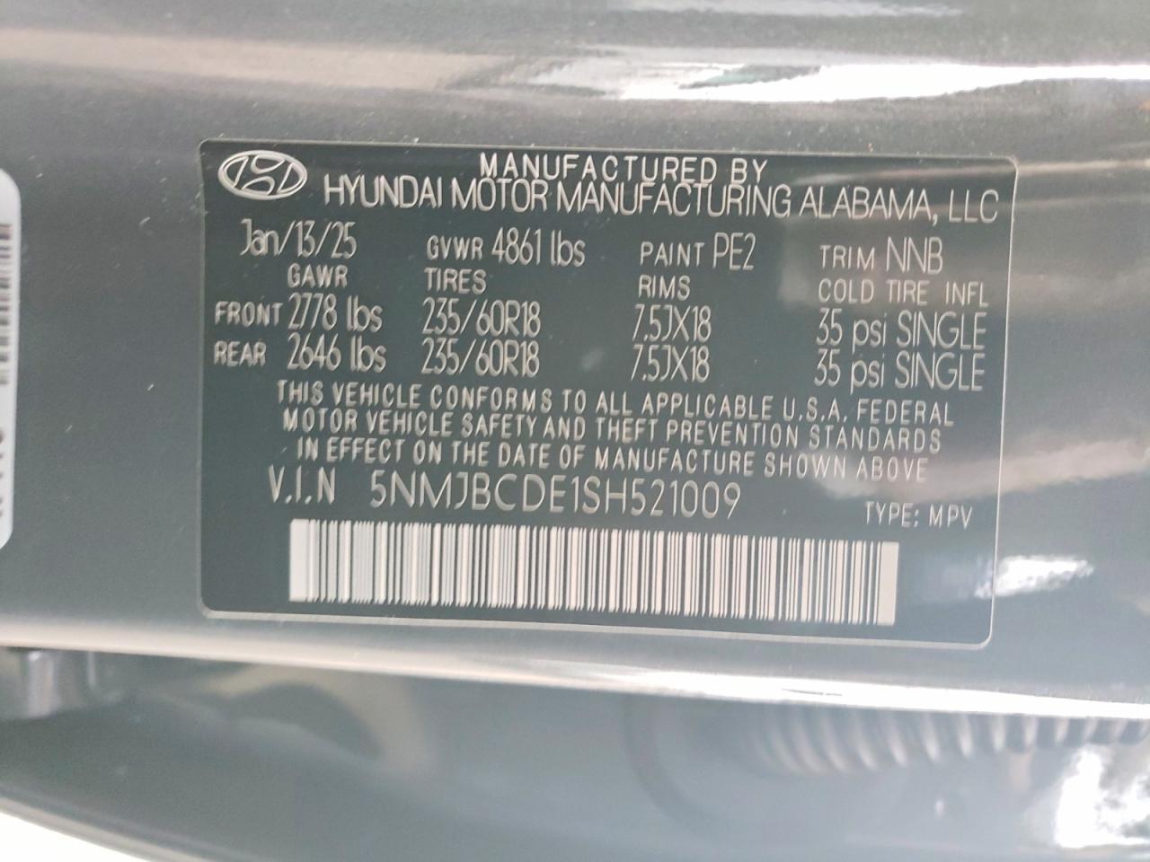 2025 HYUNDAI TUCSON SEL photo 13
