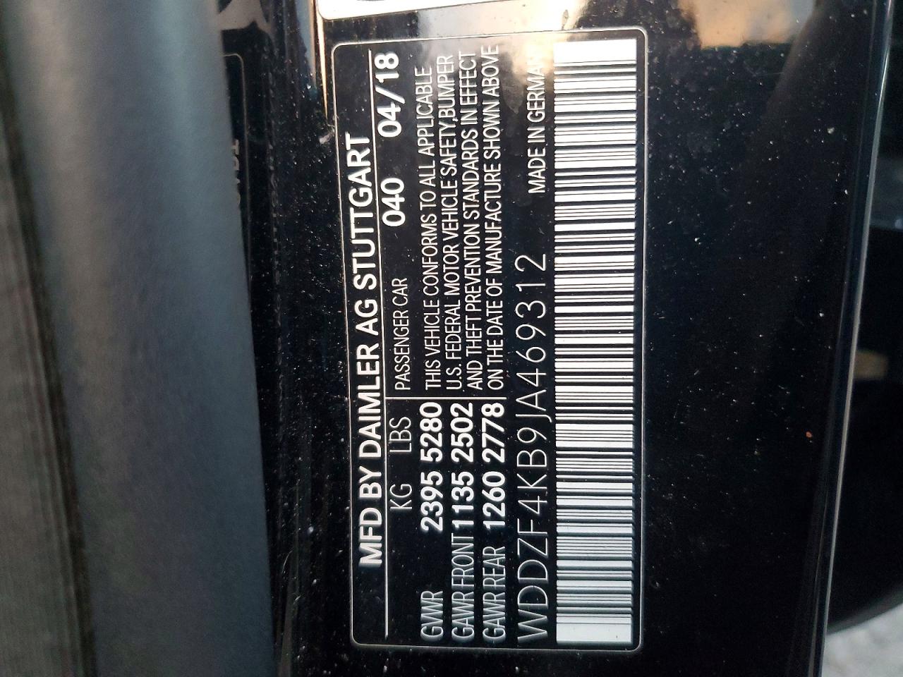 2018 MERCEDES-BENZ E 300 4MATIC photo 12