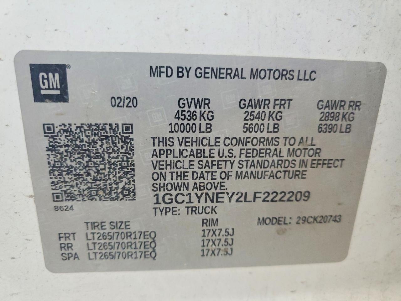 2020 CHEVROLET SILVERADO K2500 HEAVY DUTY LT photo 12
