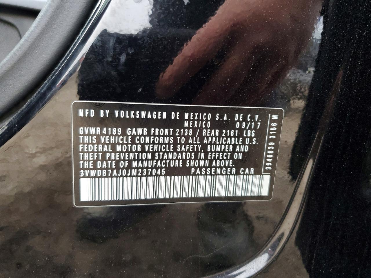 2018 VOLKSWAGEN JETTA SE photo 12