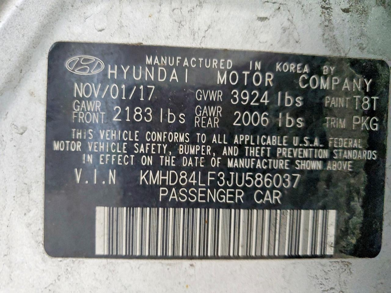 2018 HYUNDAI ELANTRA SEL photo 12