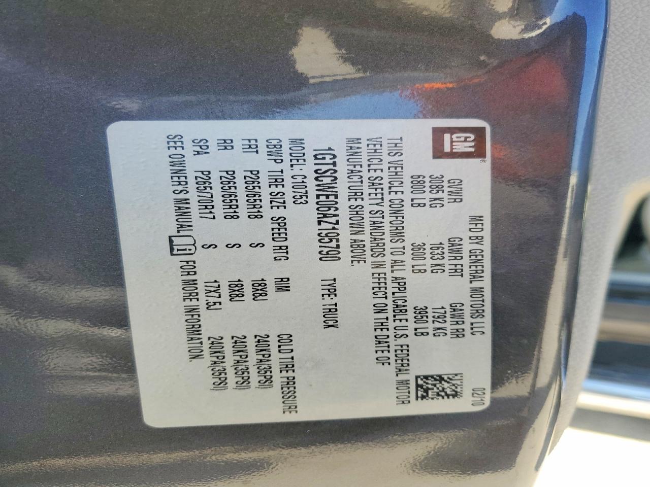 2010 GMC SIERRA C1500 SLT photo 13