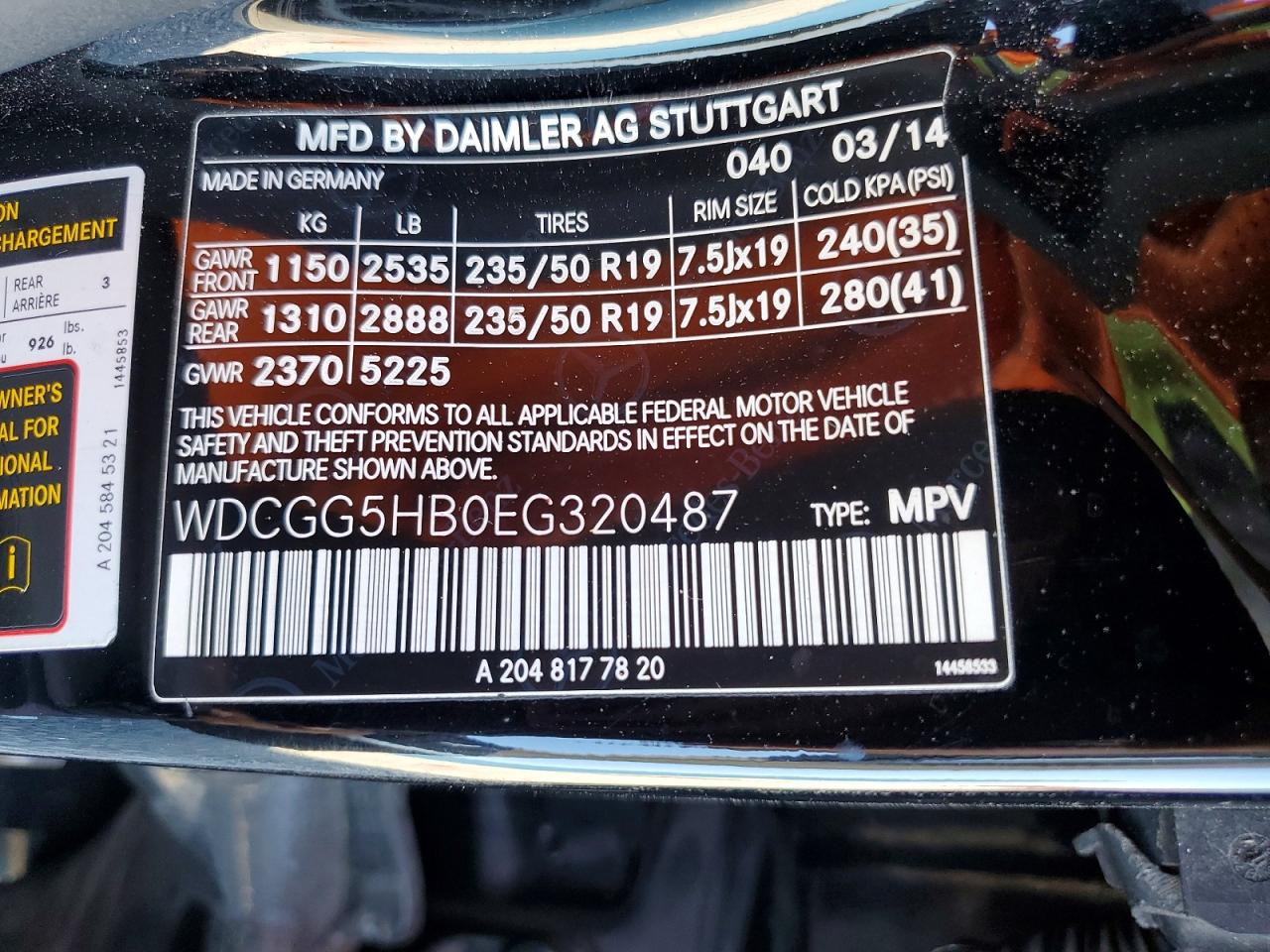 2014 MERCEDES-BENZ GLK 350 photo 13