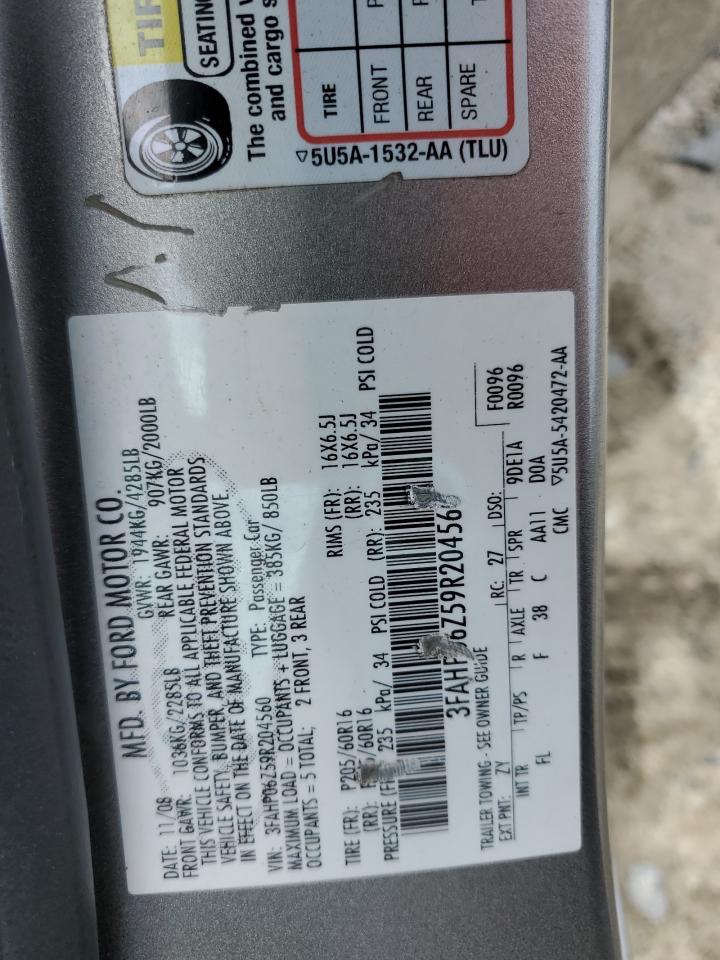 2009 FORD FUSION S photo 12