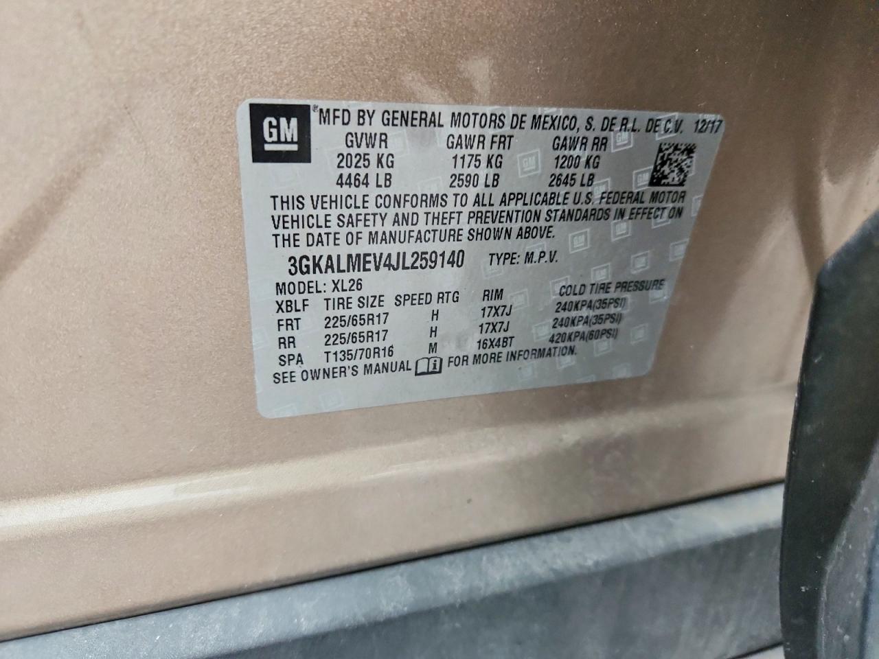 2018 GMC TERRAIN SLE photo 12