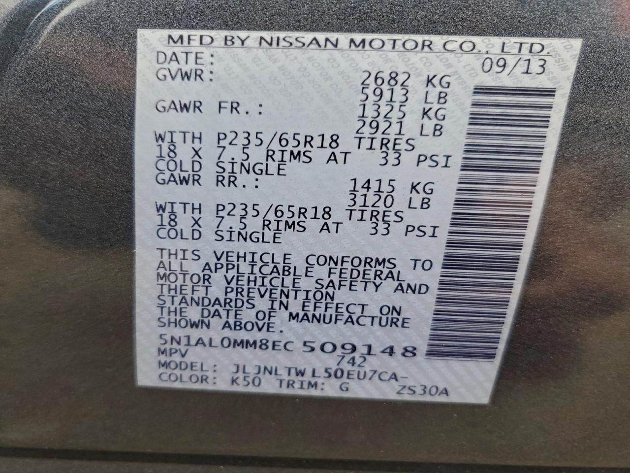 2014 INFINITI QX60 photo 13