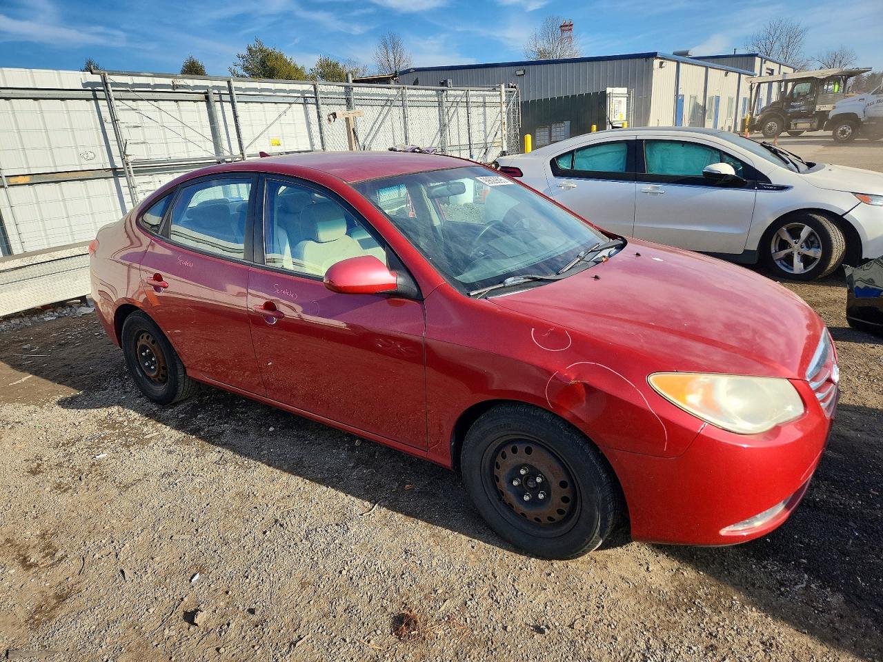 2010 HYUNDAI ELANTRA BLUE photo 4