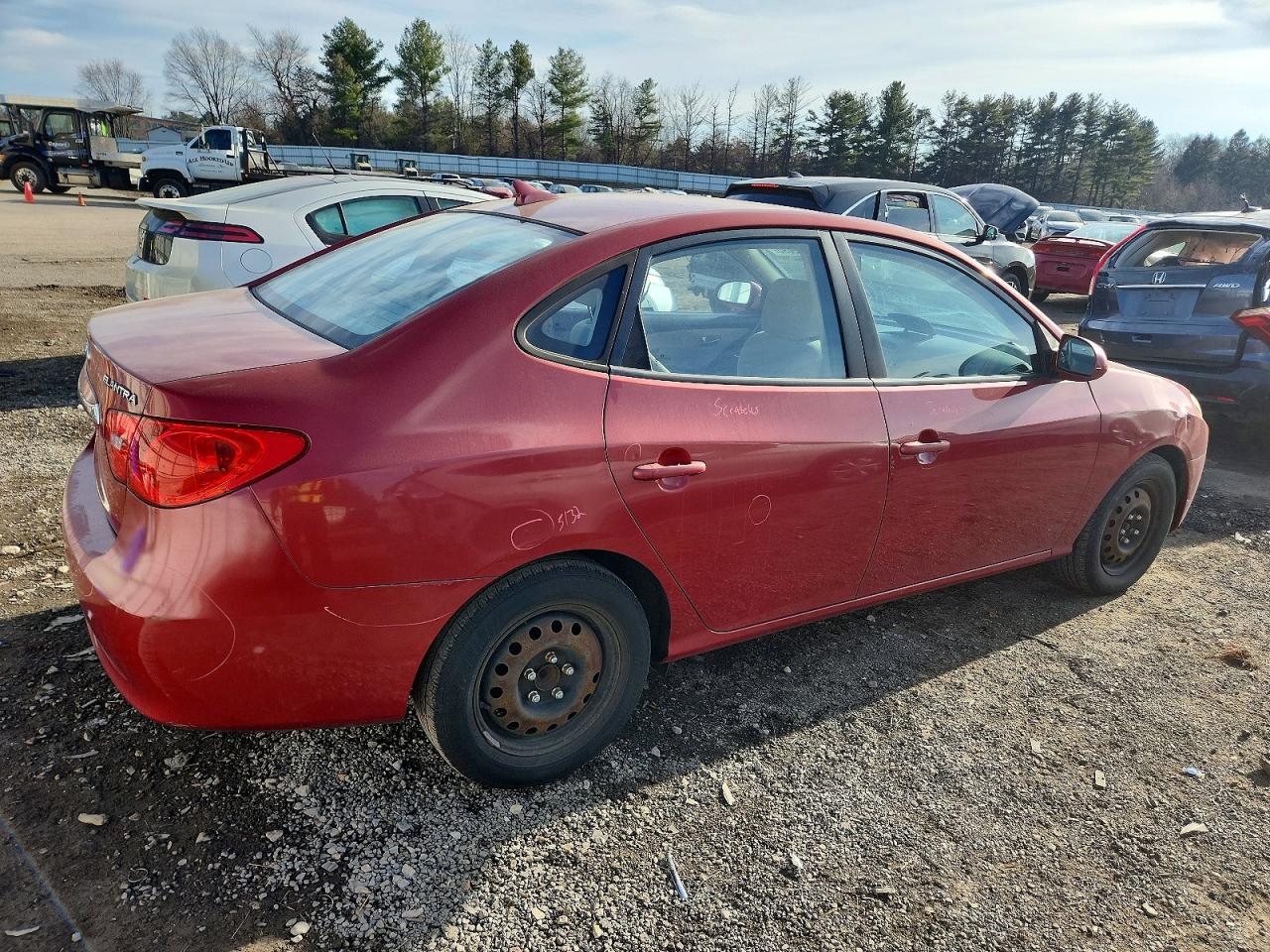2010 HYUNDAI ELANTRA BLUE photo 3
