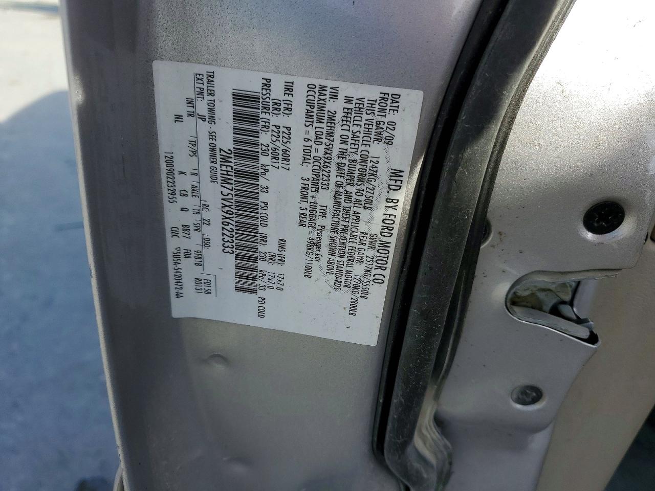 2009 MERCURY GRAND MARQUIS LS photo 12