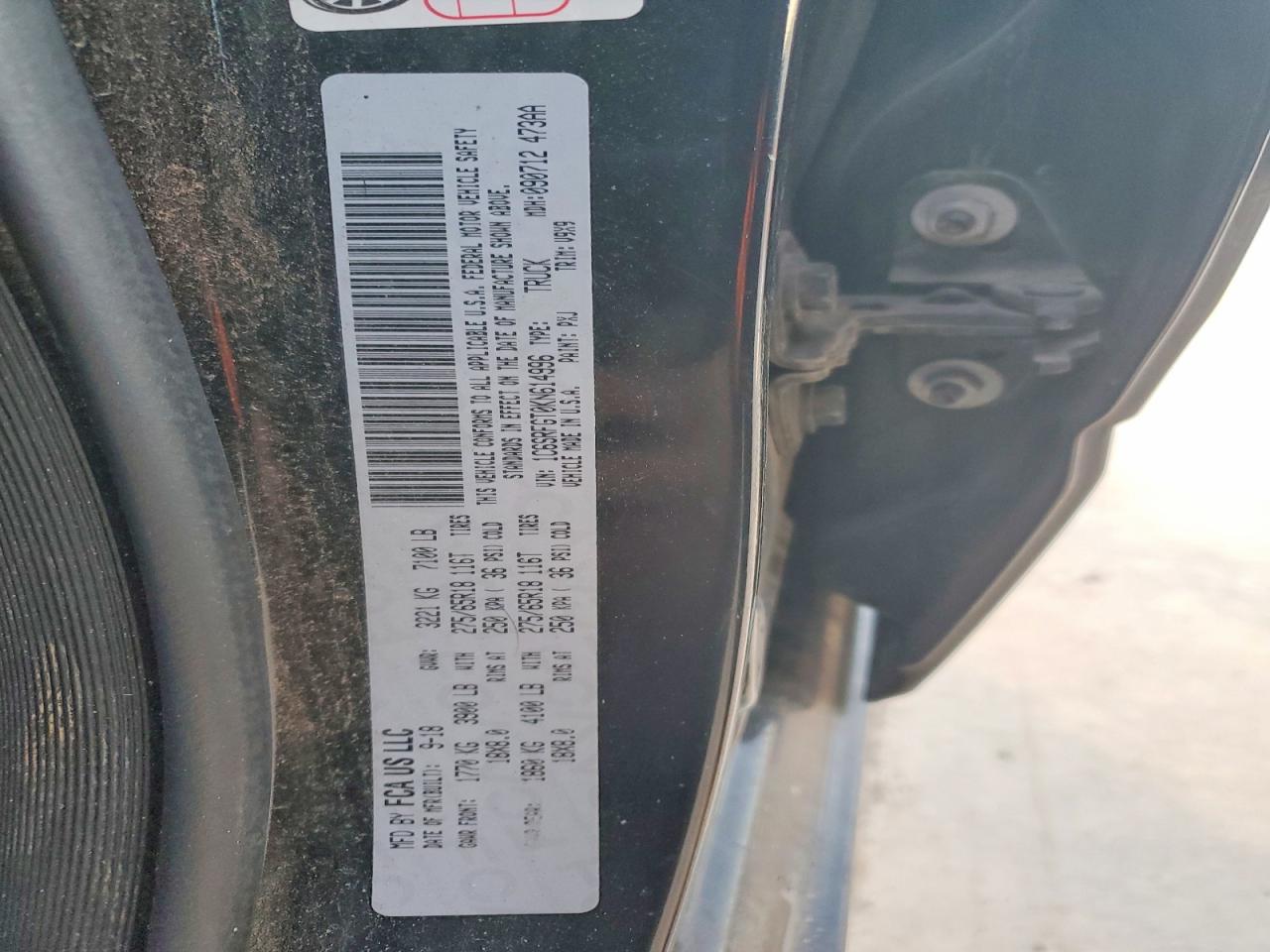 2019 RAM 1500 TRADESMAN photo 12