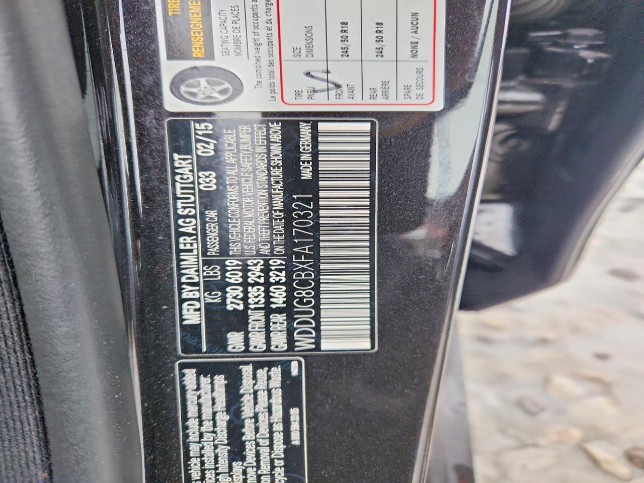 2015 MERCEDES-BENZ S 550 photo 12