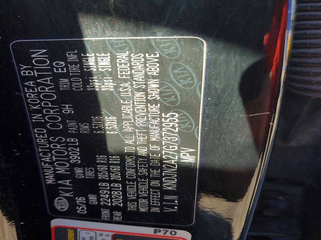 2016 KIA SOUL photo 12