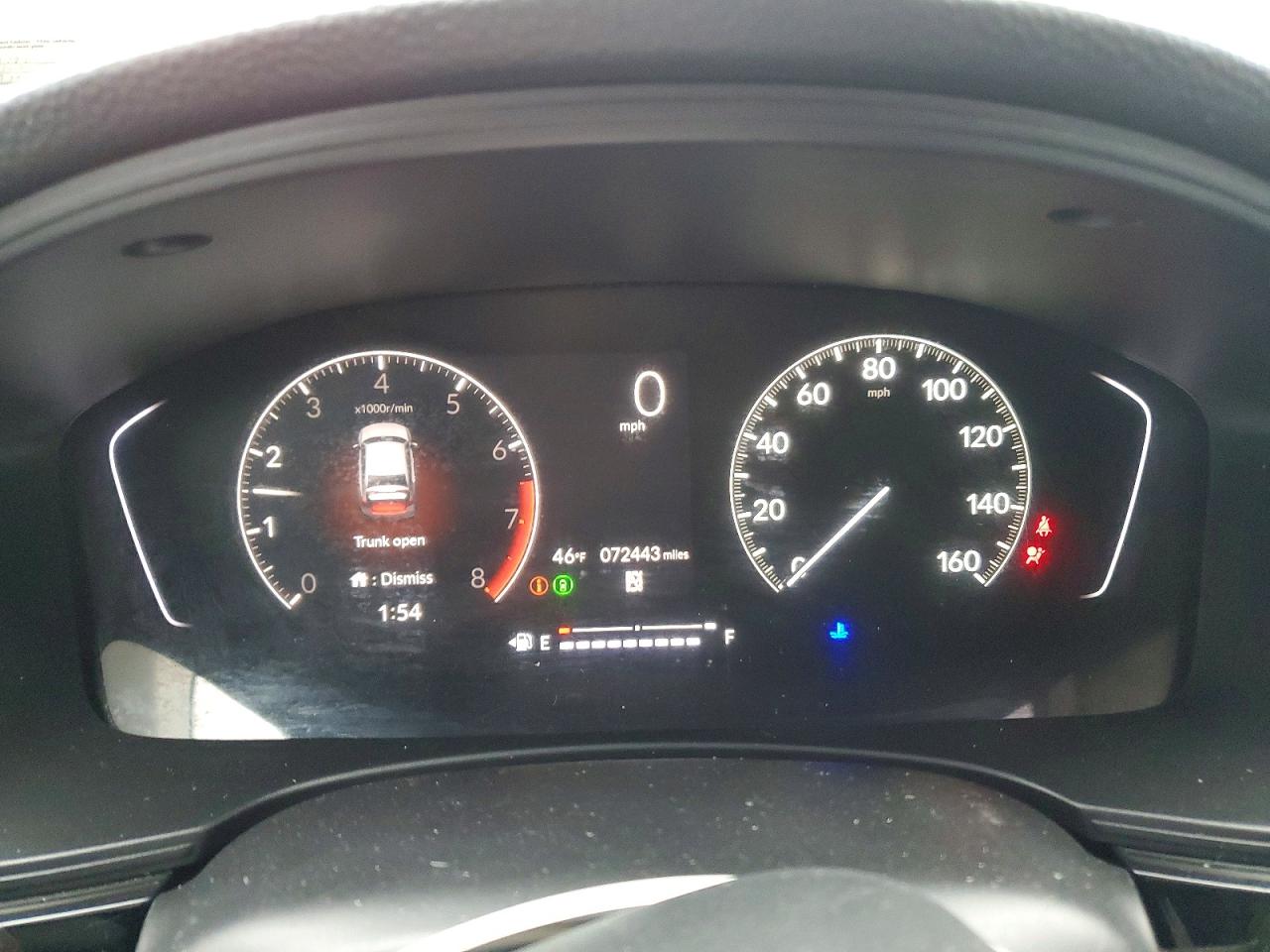 2022 HONDA CIVIC EX photo 9