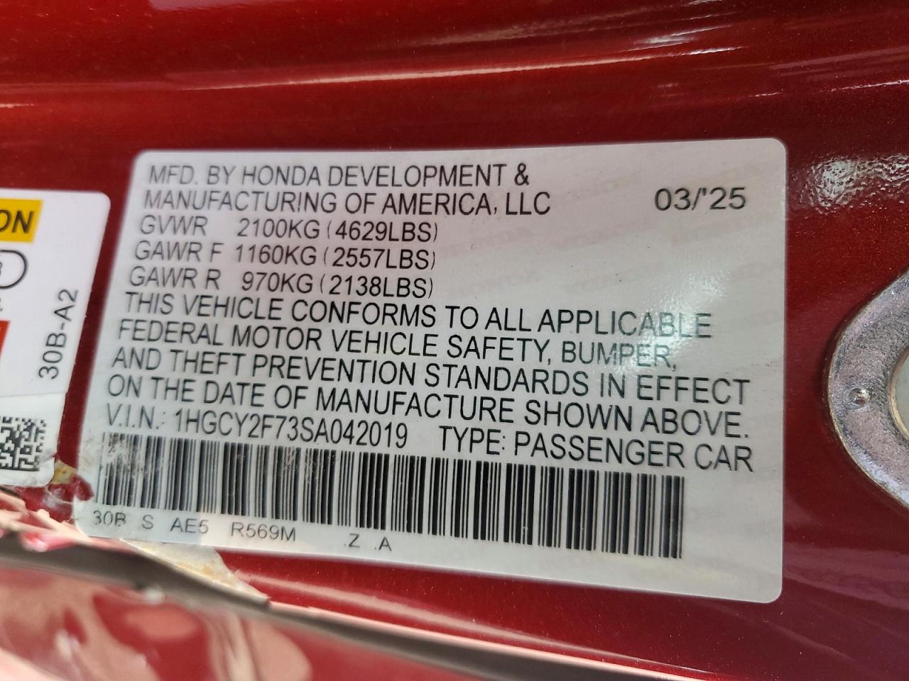 2025 HONDA ACCORD HYBRID SPORT-L photo 12