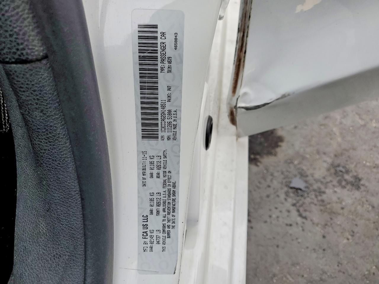 2016 CHRYSLER 200 LIMITED photo 12