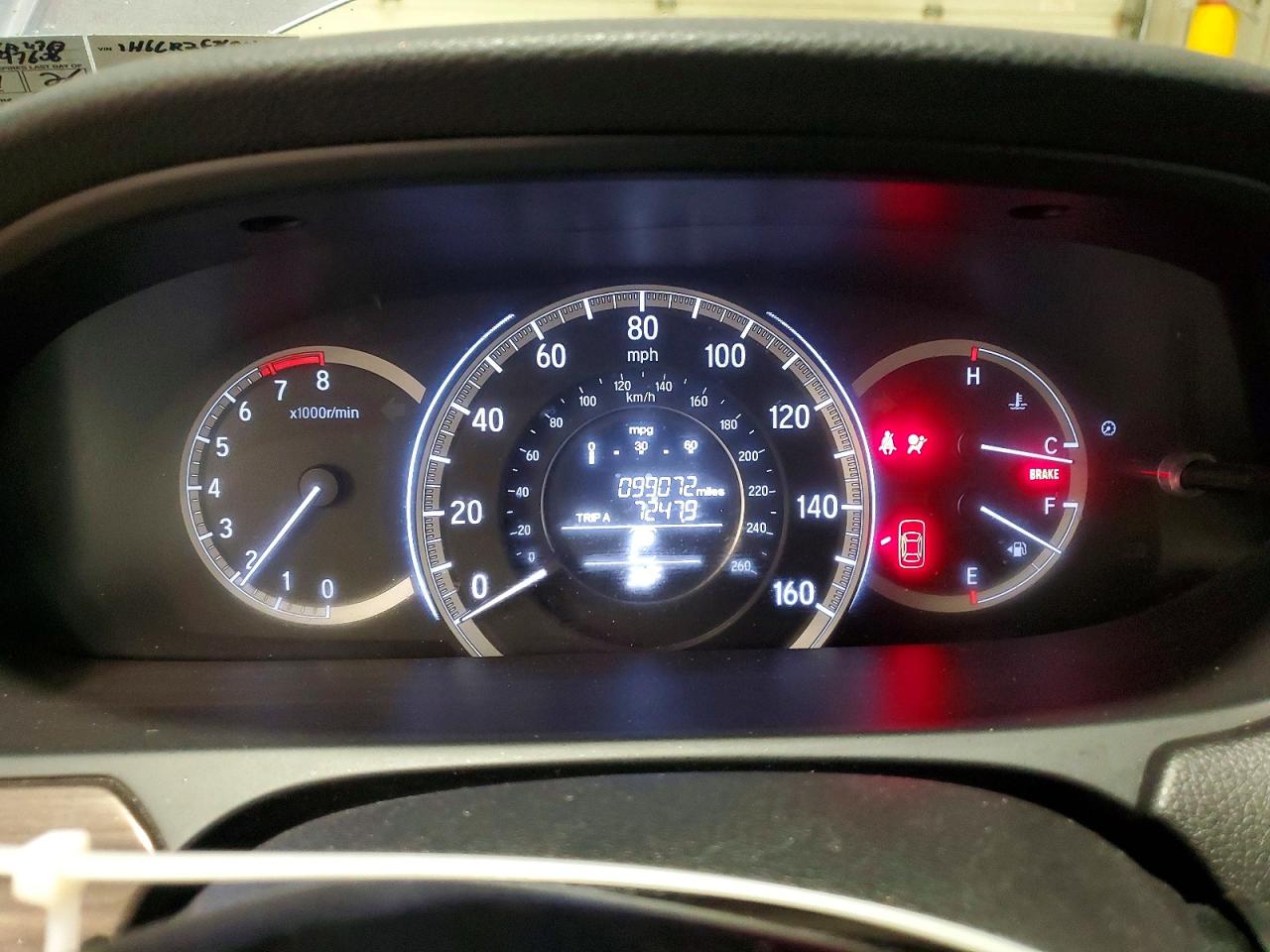 2016 HONDA ACCORD EXL photo 9