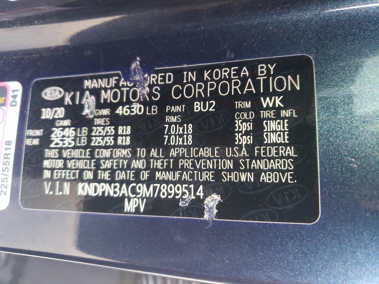 2021 KIA SPORTAGE EX photo 13