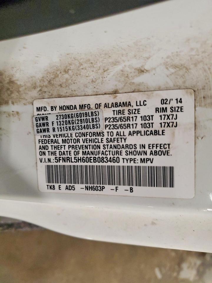 2014 HONDA ODYSSEY EXL photo 13