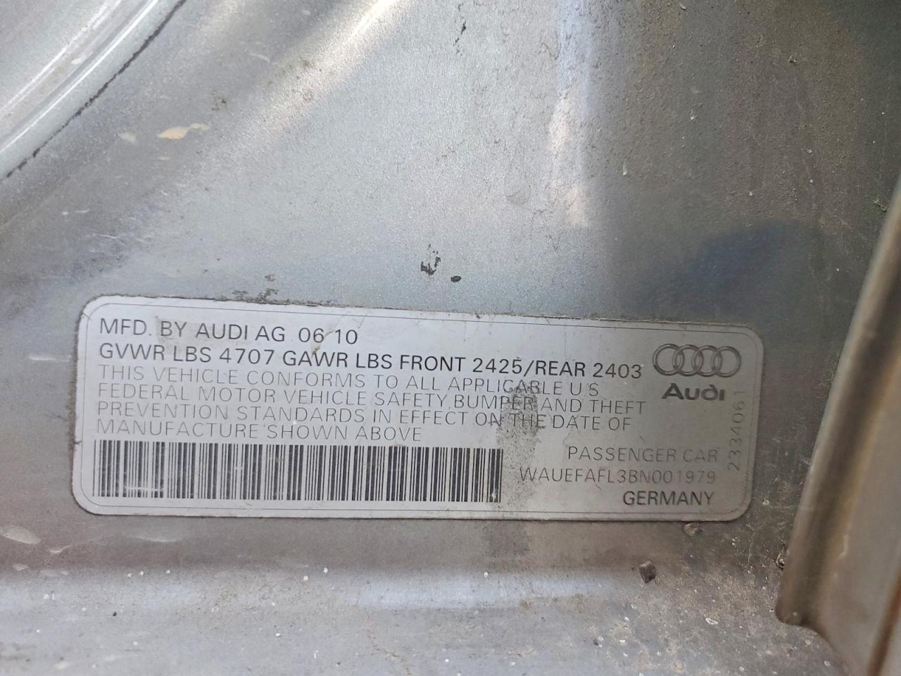 2011 AUDI A4 PREMIUM PLUS photo 12