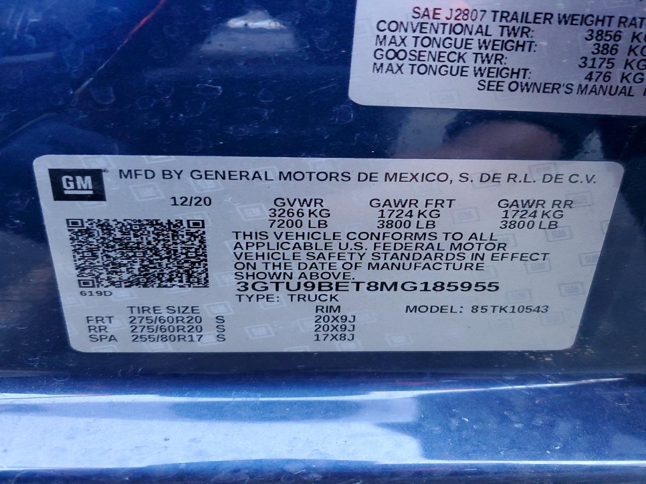 2021 GMC SIERRA K1500 SLE photo 13