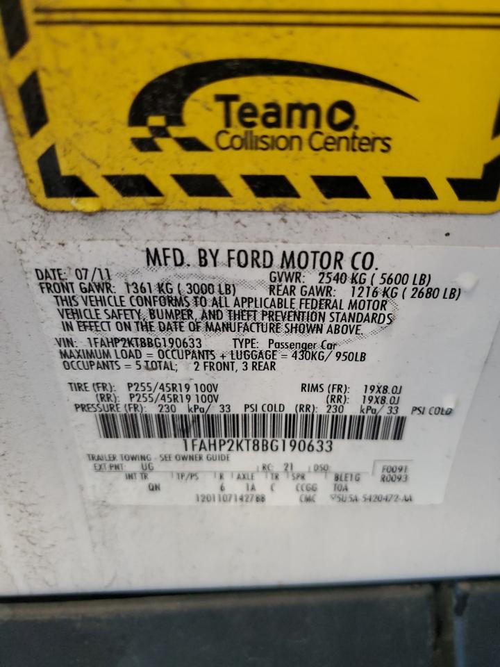 2011 FORD TAURUS SHO photo 12