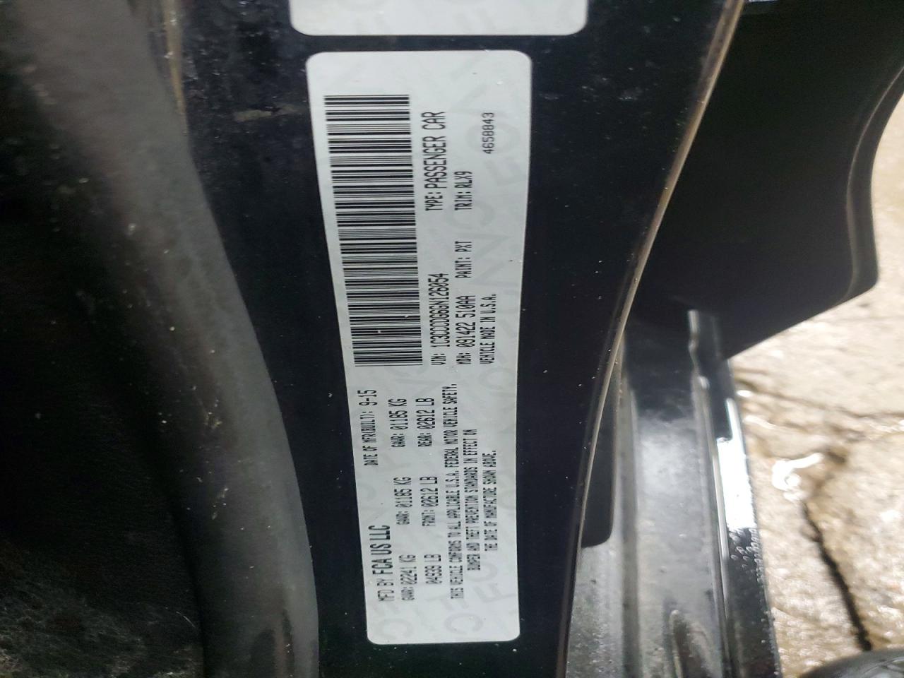 2016 CHRYSLER 200 S photo 12