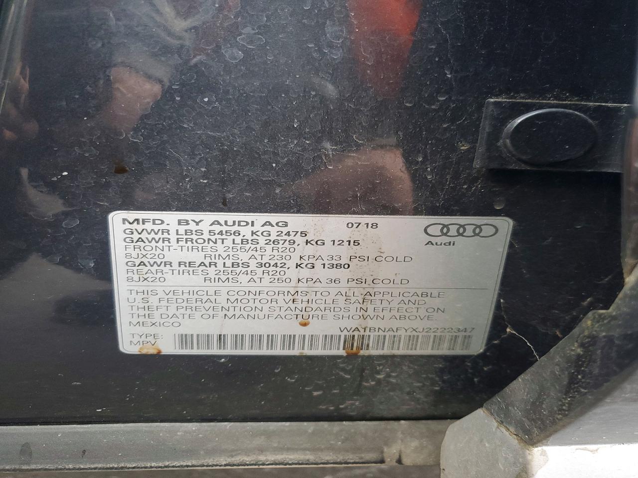 2018 AUDI Q5 PREMIUM PLUS photo 13