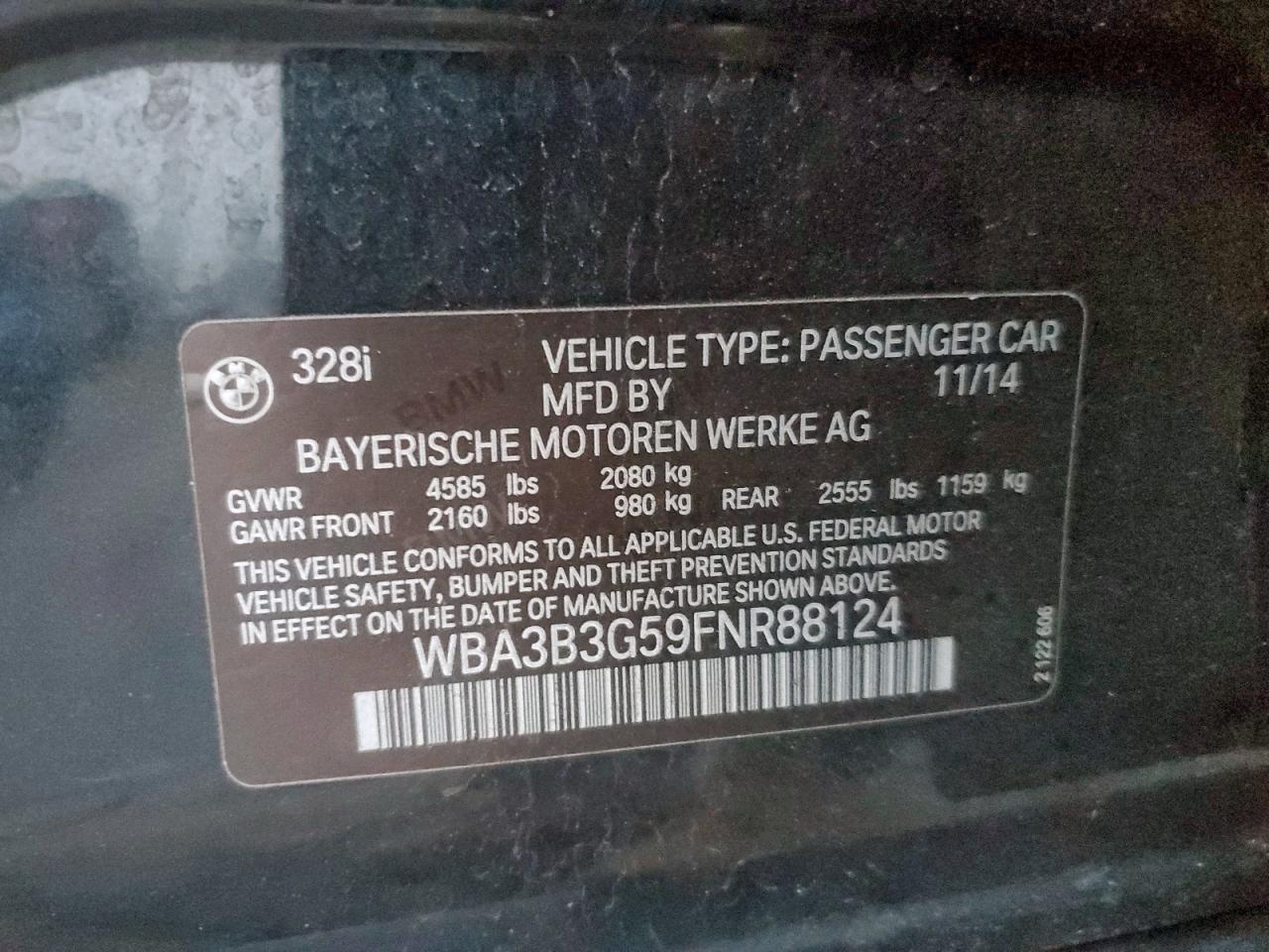2015 BMW 328 XI photo 12