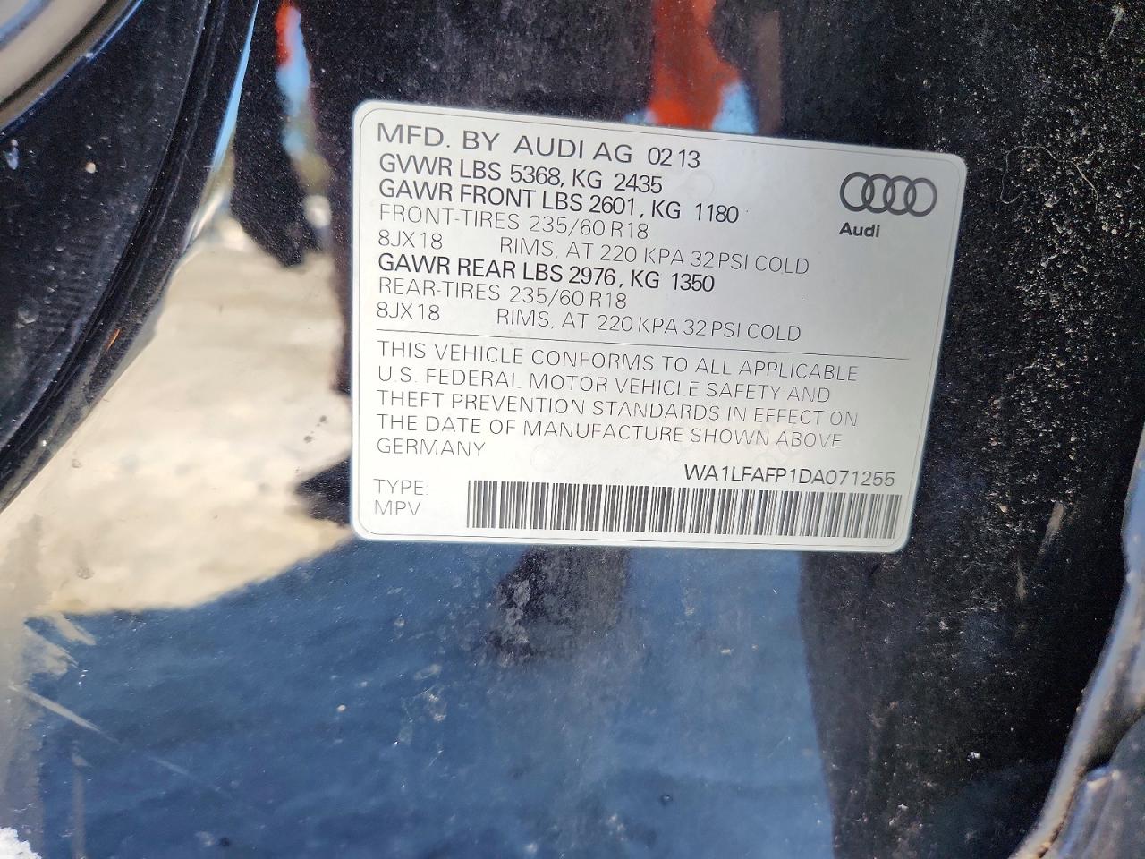 2013 AUDI Q5 PREMIUM PLUS photo 13