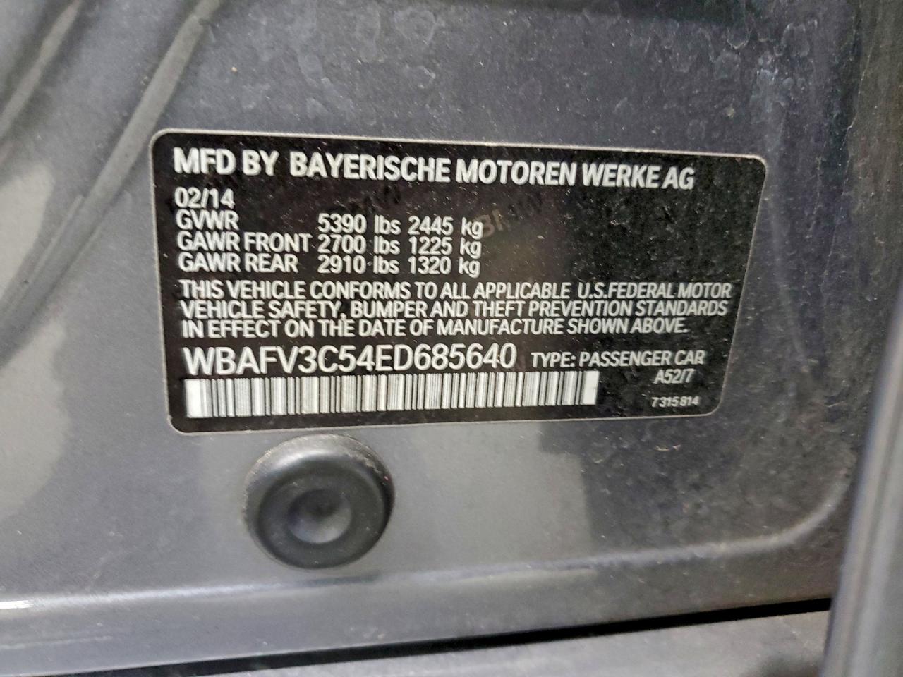 2014 BMW 535 D XDRIVE photo 12