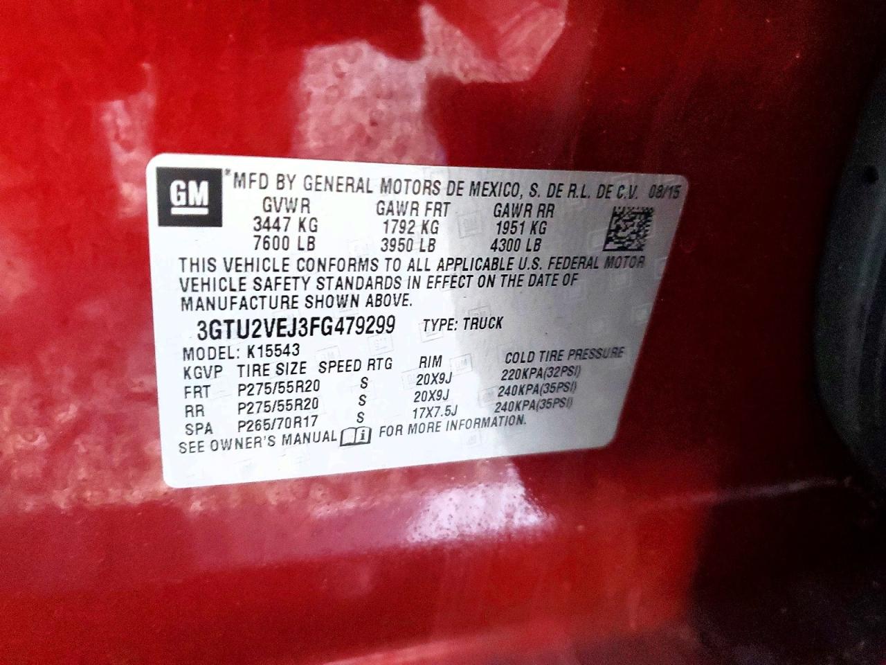 2015 GMC SIERRA K1500 SLT photo 12