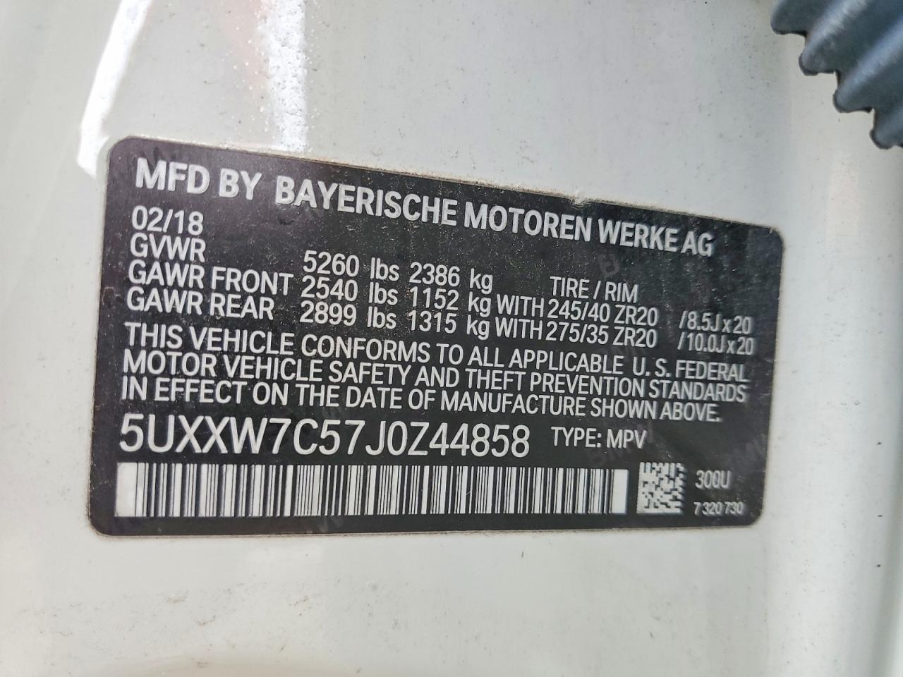 2018 BMW X4 XDRIVEM40I photo 13