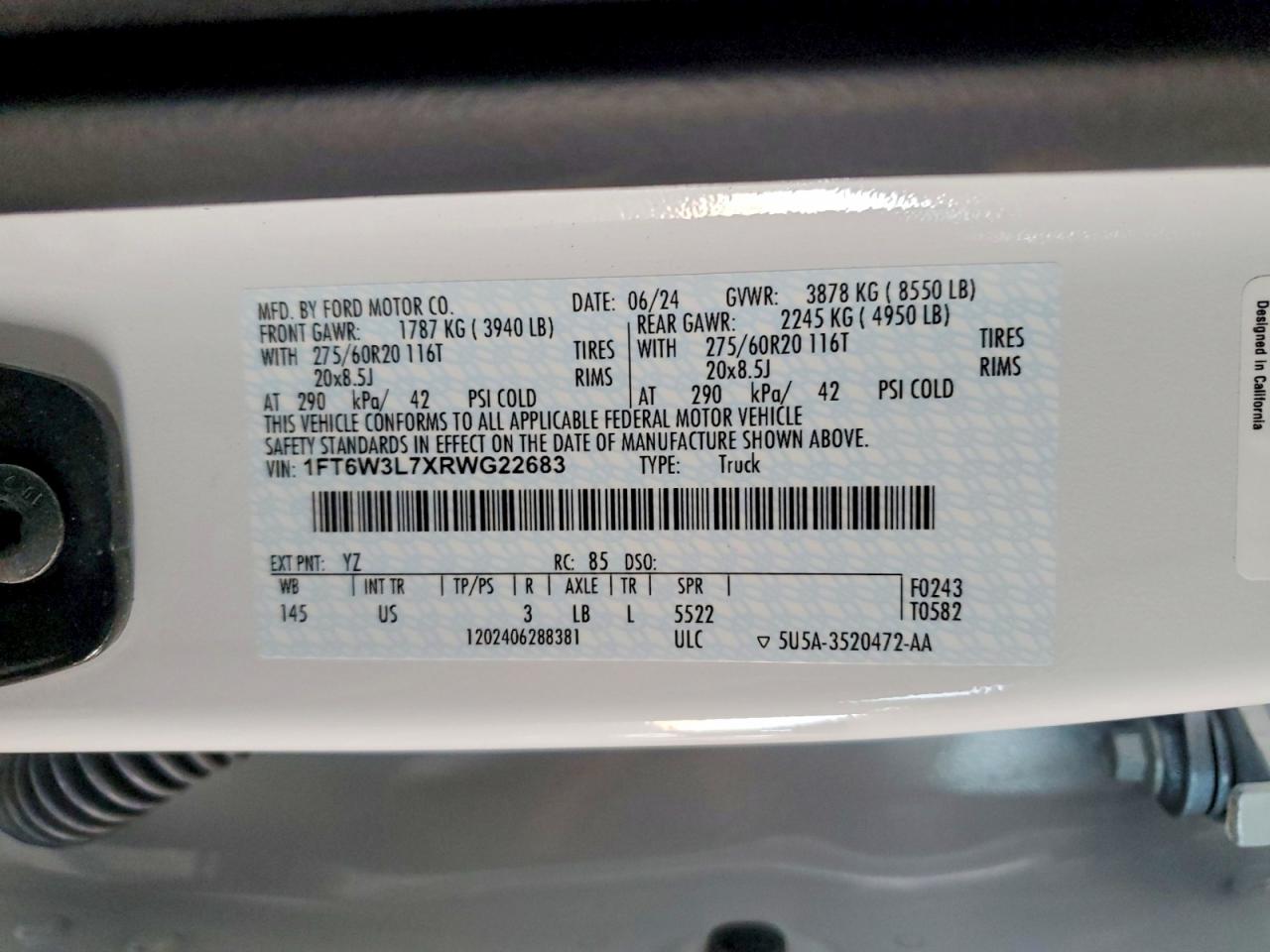 2024 FORD F150 LIGHTNING XLT photo 13
