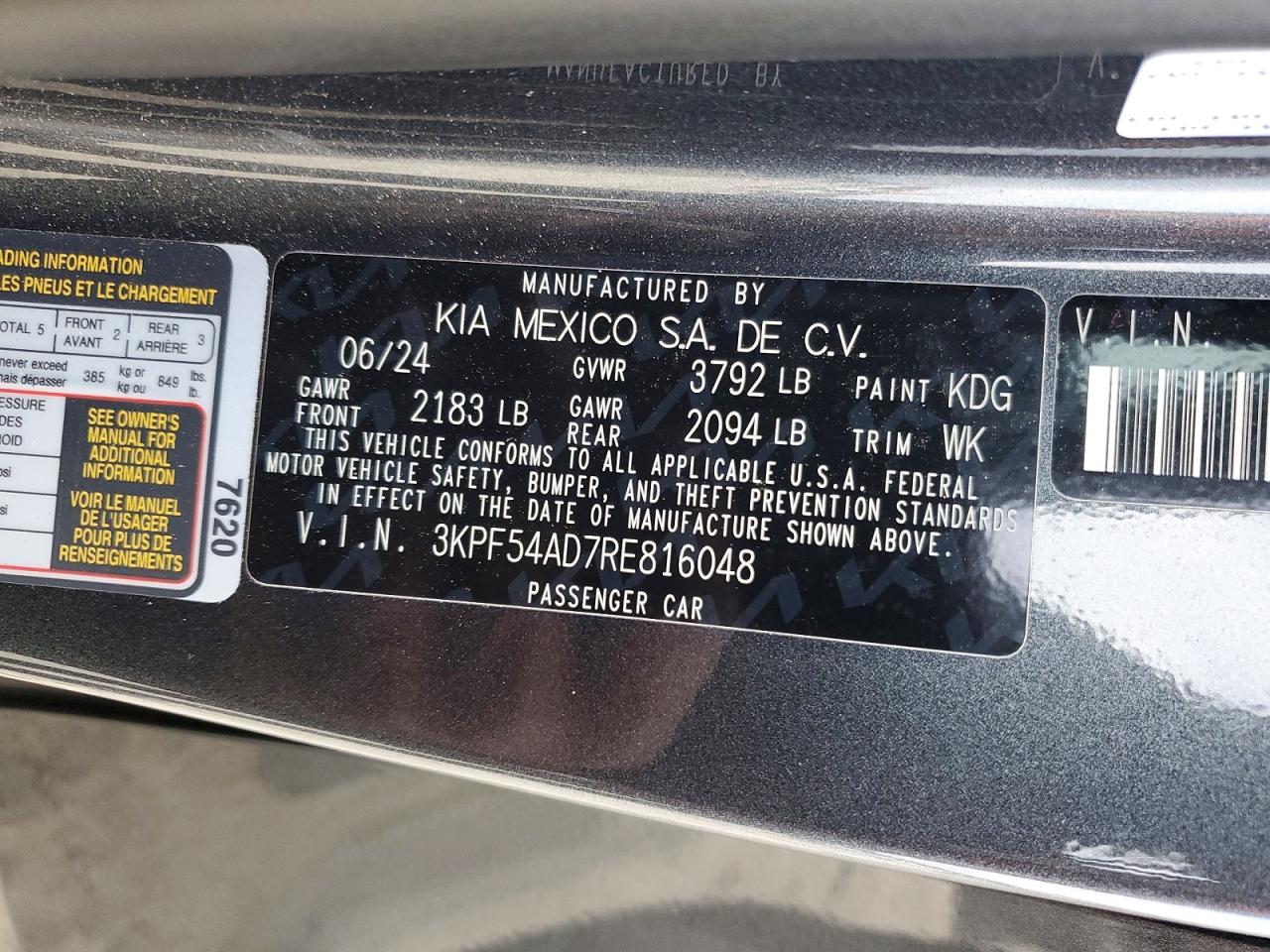 2024 KIA FORTE GT LINE photo 12