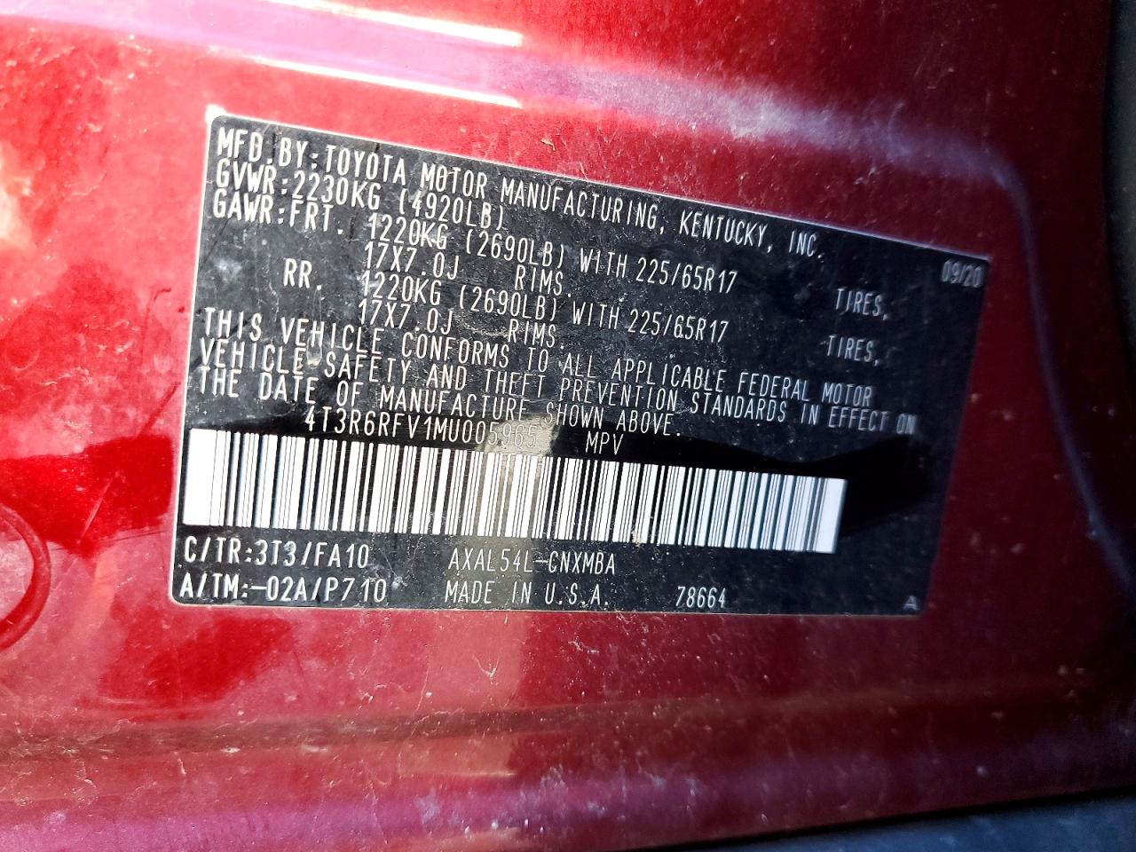 2021 TOYOTA RAV4 XLE photo 13