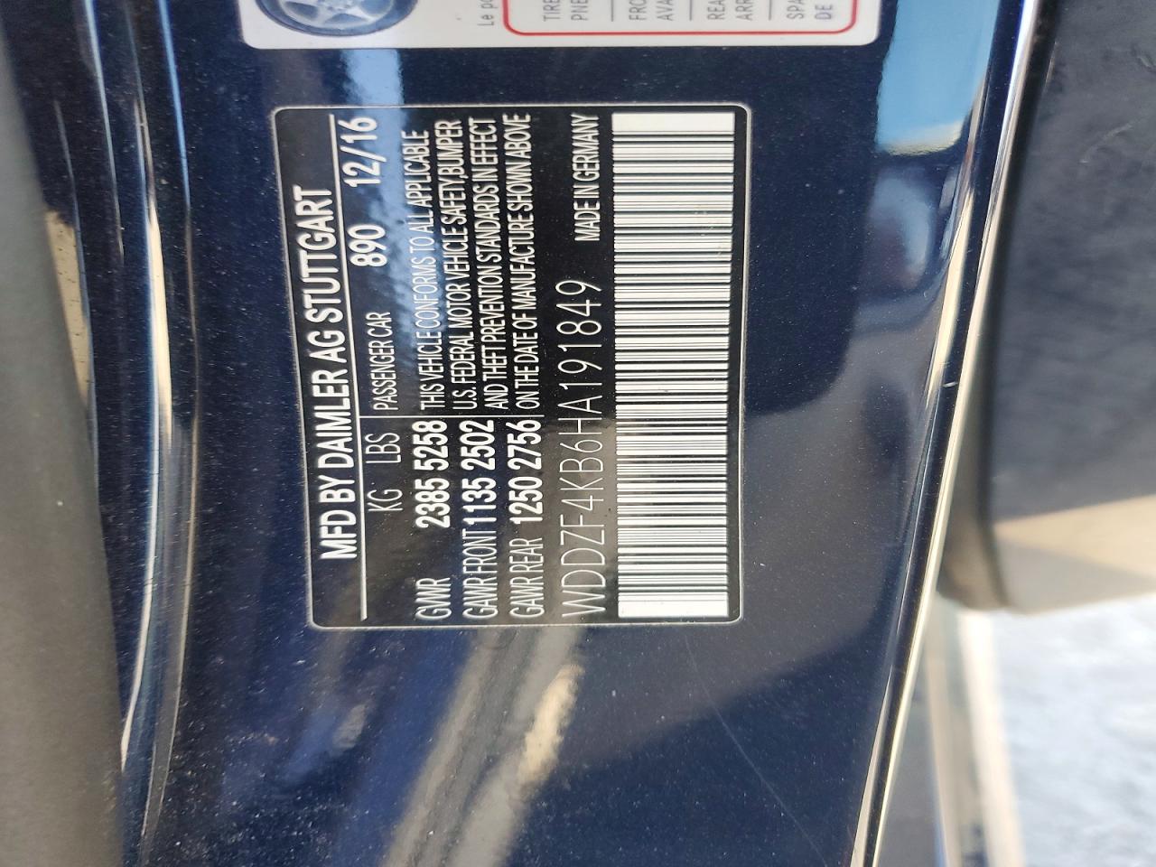2017 MERCEDES-BENZ E 300 4MATIC photo 12