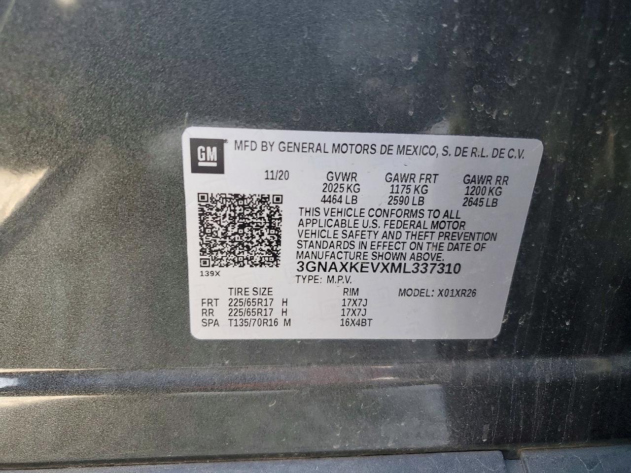 2021 CHEVROLET EQUINOX LT photo 25