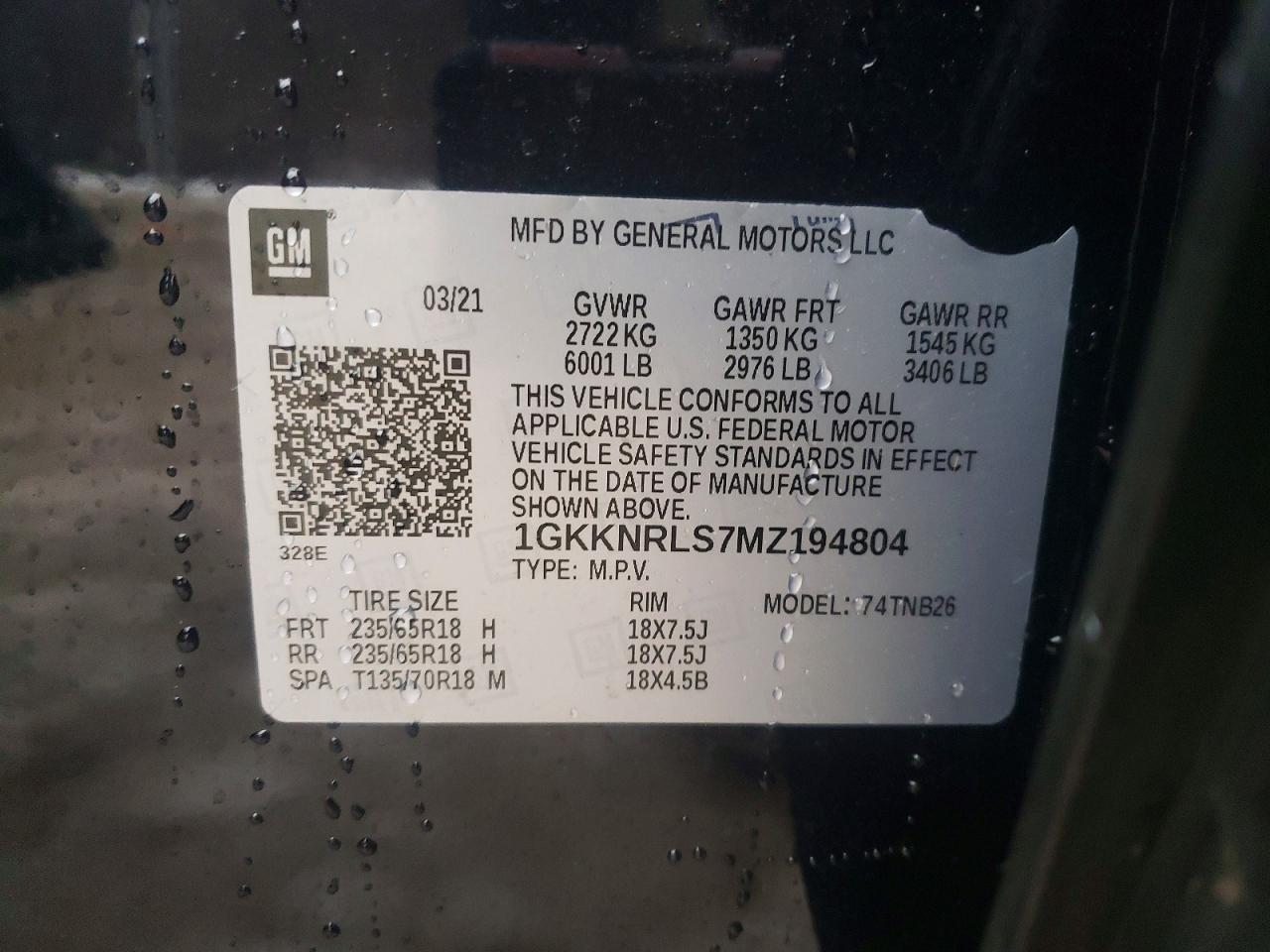 2021 GMC ACADIA SLE photo 12