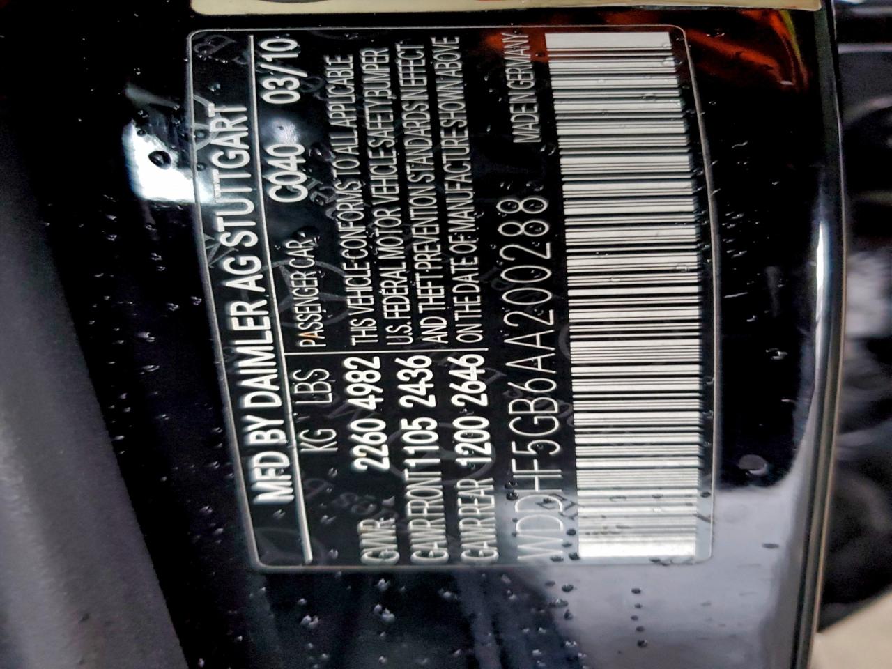 2010 MERCEDES-BENZ E 350 photo 12