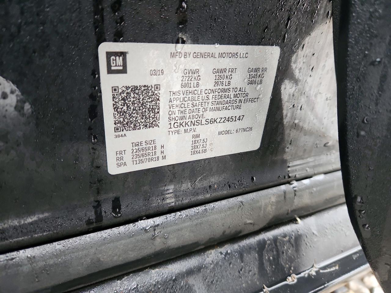 2019 GMC ACADIA SLE photo 13
