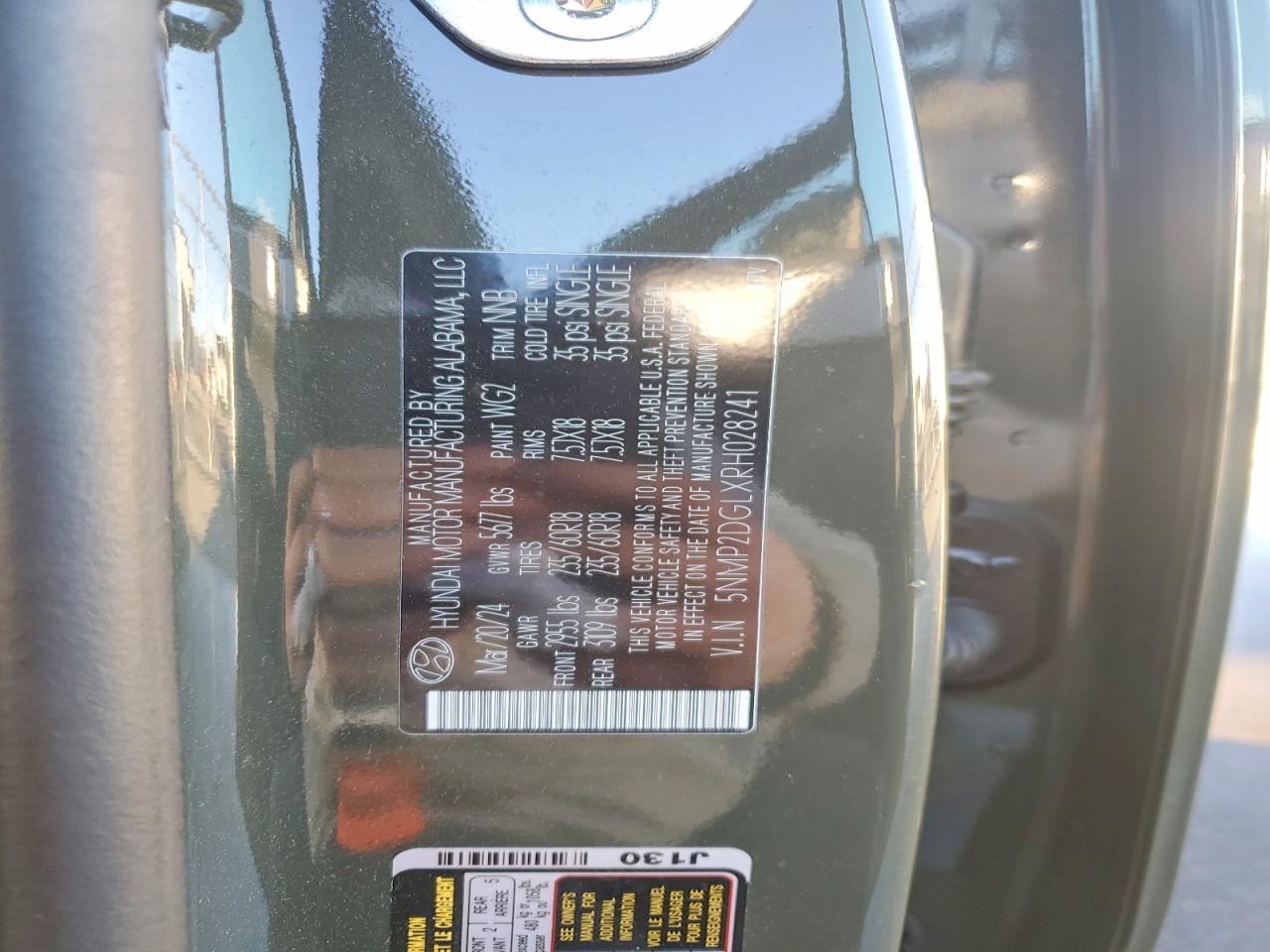 2024 HYUNDAI SANTA FE SEL photo 13
